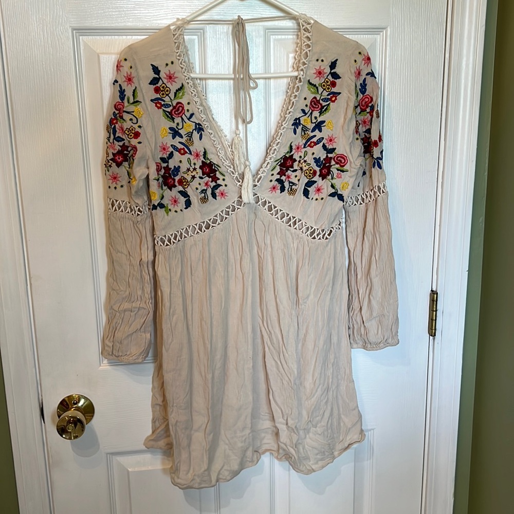 ASOS embroidered boho tunic